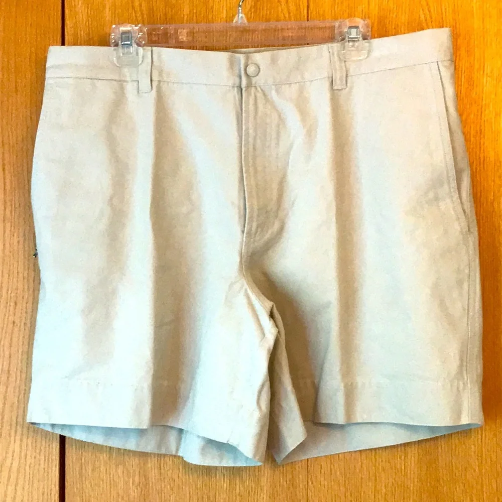 New Columbia 38 x 6” rip stop cotton canvas ROC shorts NWT stone camp fish hike